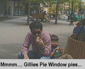 [Mmm... Gillies Pie Window pies...]