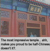 [The most impressive temple... Ahh, makes you proud to be half-Chinese, doesn't it?]