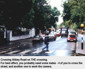 Abbey Road crossing, 1998