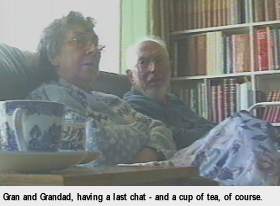 Chatting with the grandparents