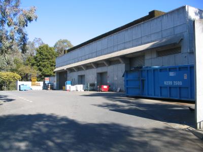 Loading dock, Parliament House, Canberra