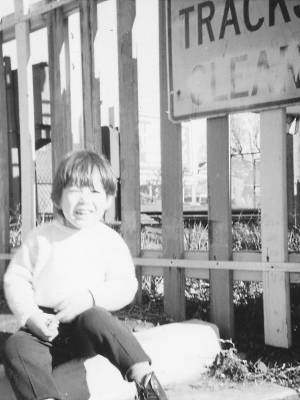 Daniel circa 1973, at Albert Park station