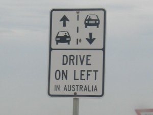 Keep left