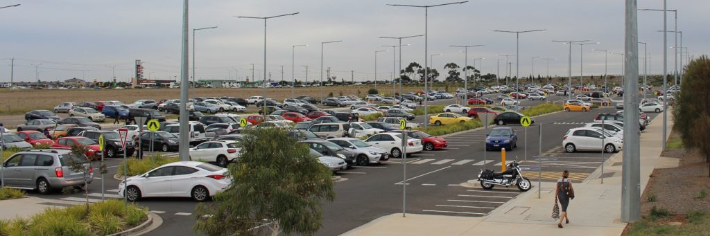 Car park at Tarneit station