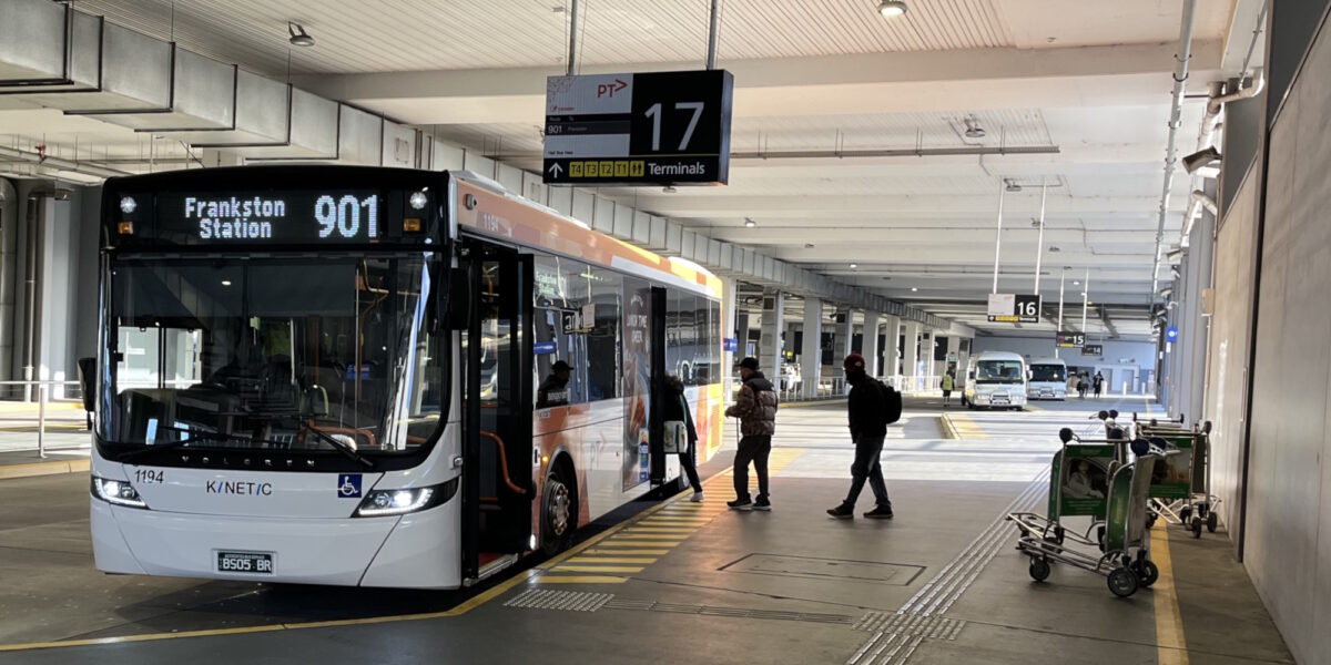 901 PTV Smartbus at Melbourne Airport bus interchange