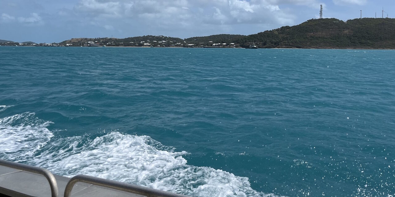 Thursday Island, viewed from the ferry to Horn Island