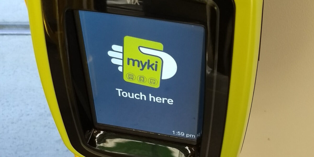 Myki card reader