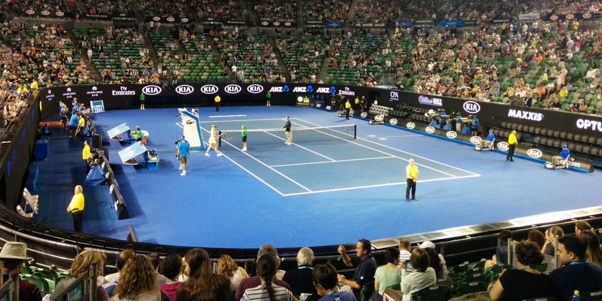 At the Australian Open tennis, 2016