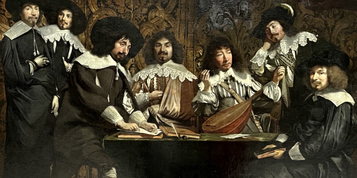 Painting in the Louvre, Paris