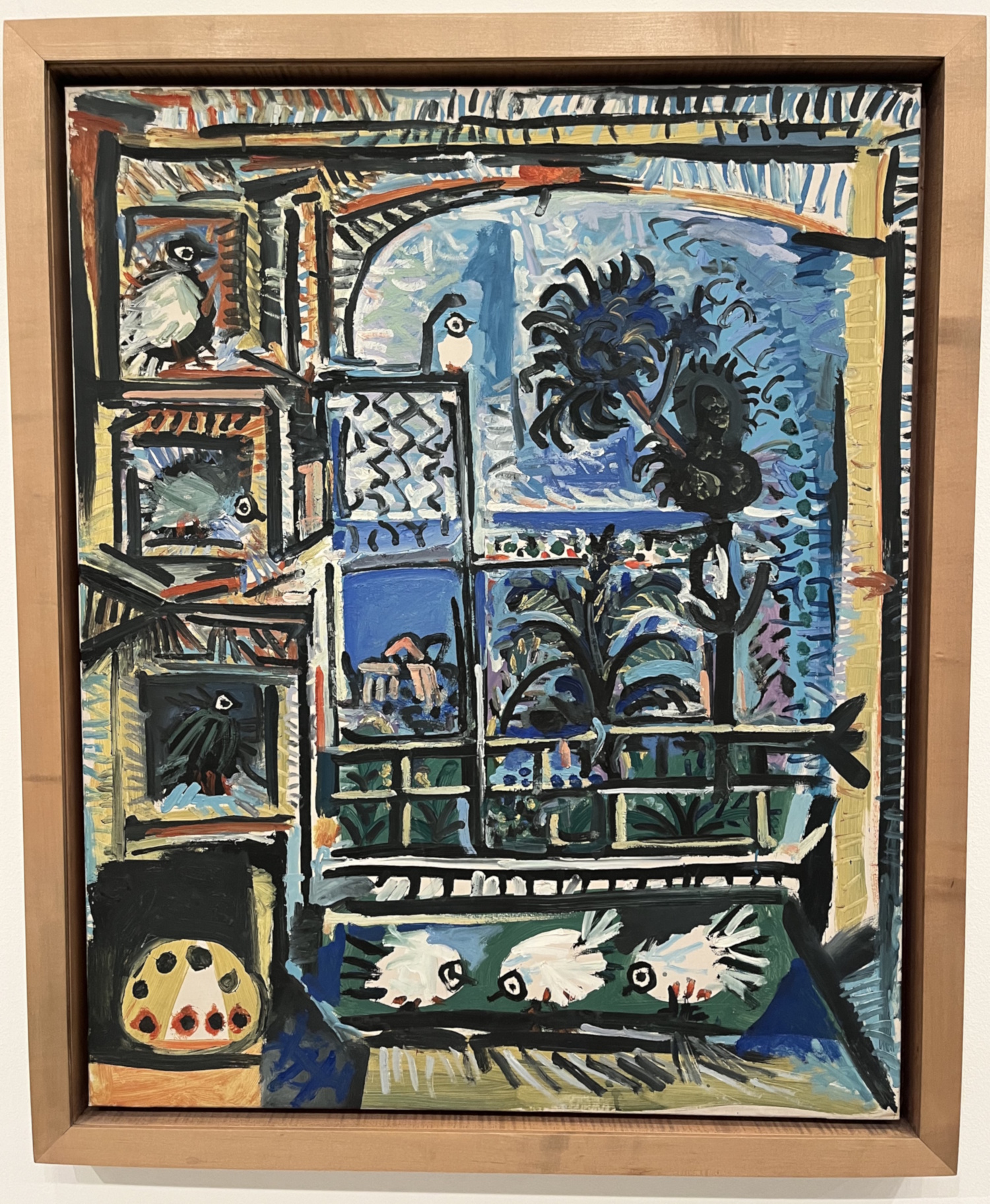 Painting: The Pigeons (Pablo Picasso 1957)