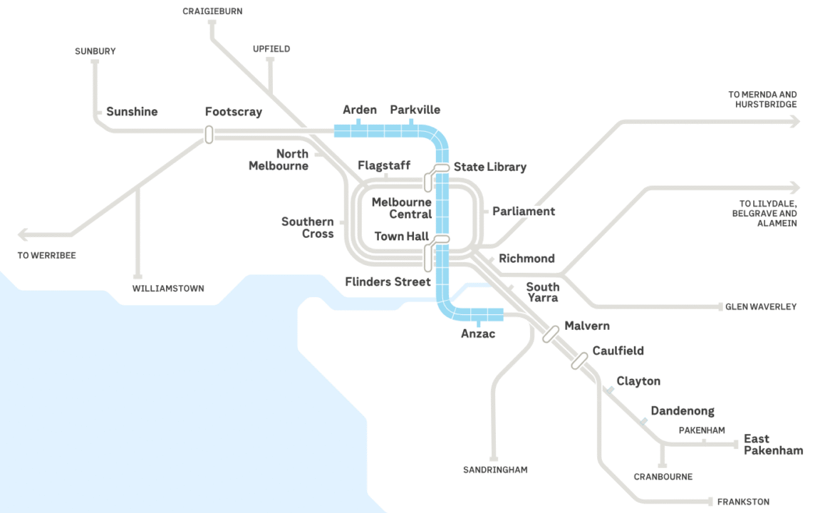 Metro tunnel diagram (from Big Build web site)