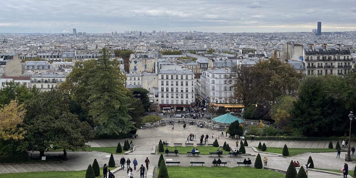 View from Sacre Coeur, Montmarte, Paris
