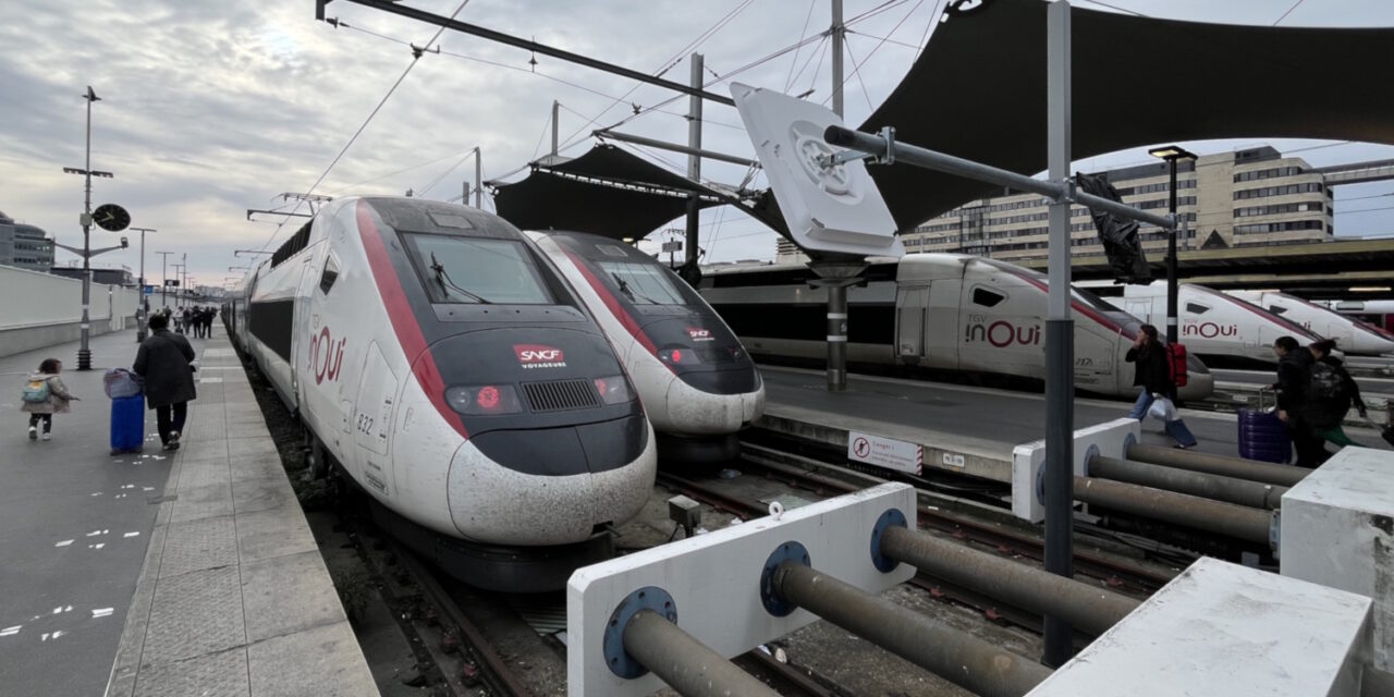 TGV trains at Gare de Lyon, Paris
