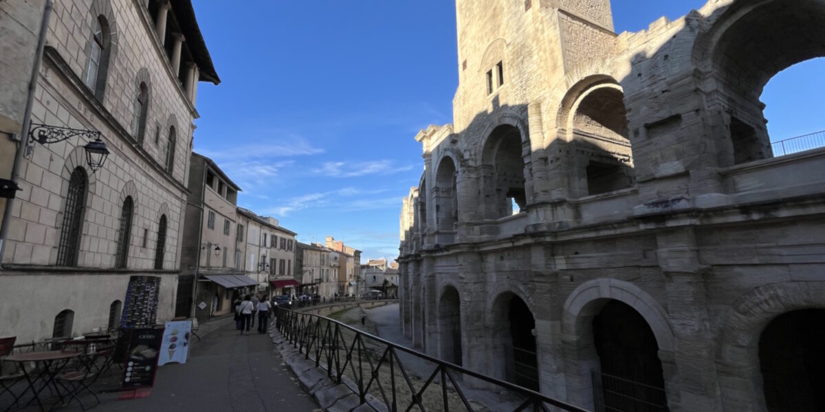 Roman amphitheatre in Arles, France