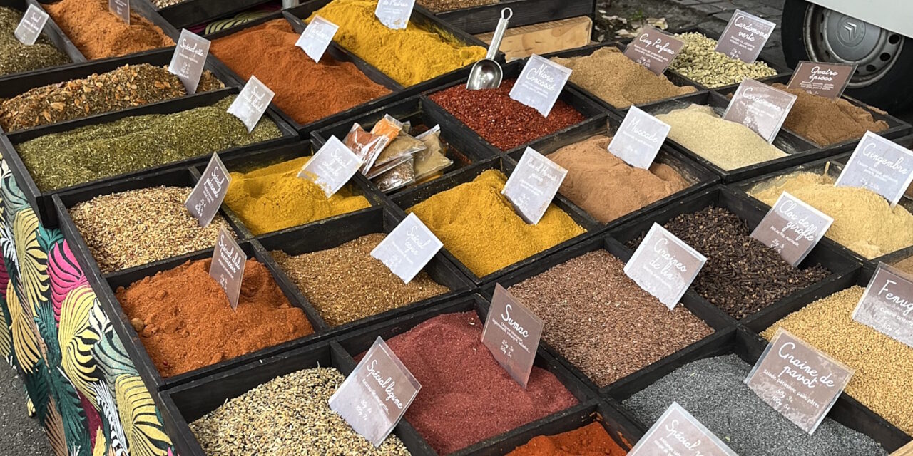 Spices at the market in Arles