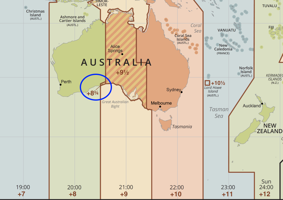 Australia’s tiny timezone – danielbowen.com